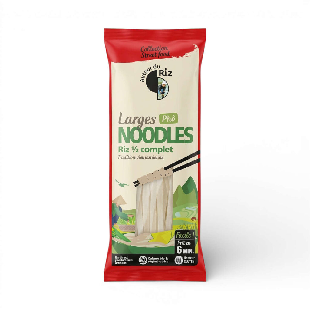 LARGES NOODLES RIZ 170GR AUTOUR DU RIZ