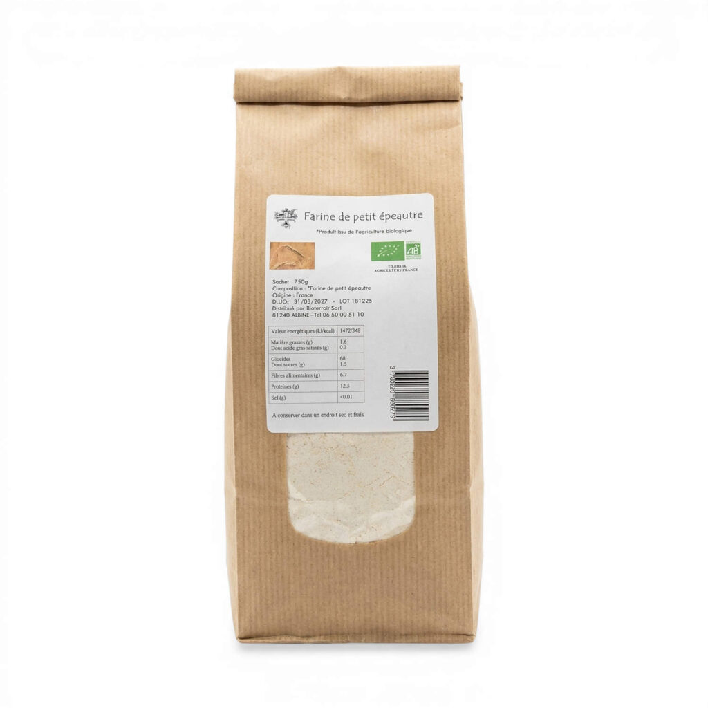 Farine de Petit Epeautre T110 750g Bioterroir