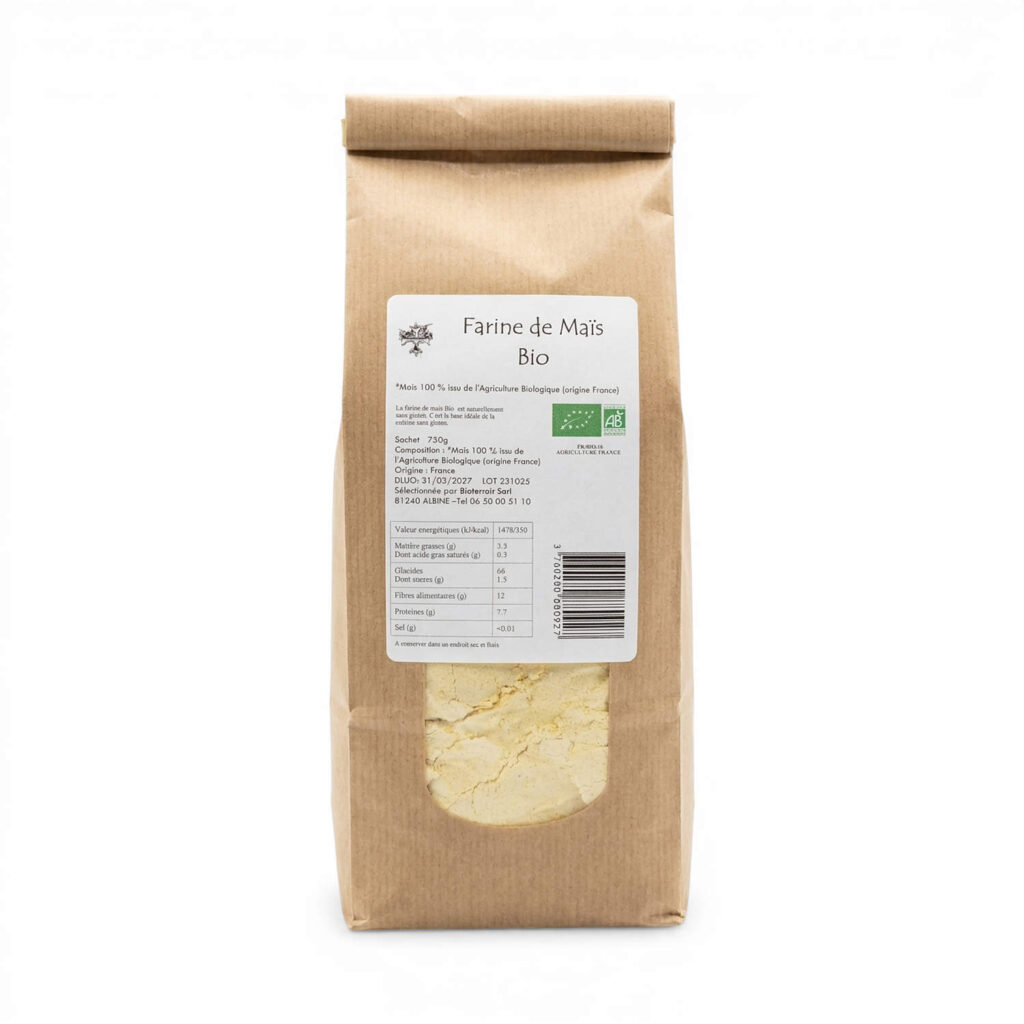 FARINE MAIS 750GR BIOTERROIR