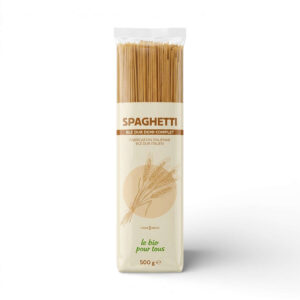 SPAGHETTI DEMI COMPLET 500G BIO POUR TOUS