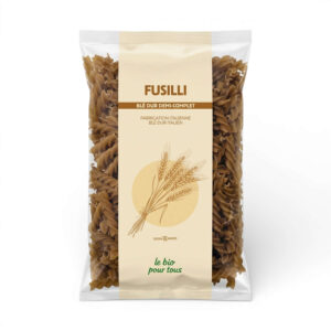 FUSILLI DEMI COMPLET 500G BIO POUR TOUS