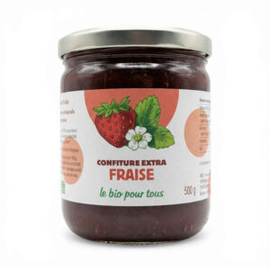 CONFITURE EXTRA FRAISE 500G BIO POUR TOUS