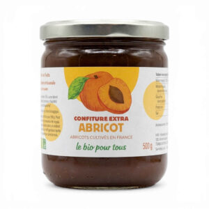 CONFITURE EXTRA ABRICOT 500G BIO POUR TOUS