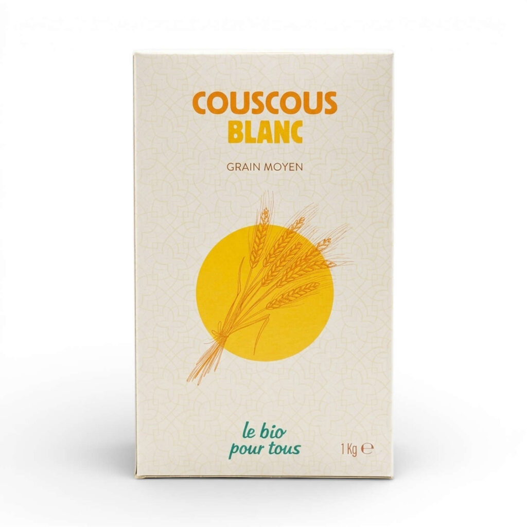 Couscous Blanc 1kg le Bio pour Tous