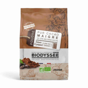 PUR CACAO MAIGRE 10/12% 250G BIODYSSEE