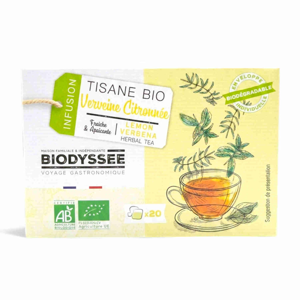 Tisane verveine citronnée 20 sachets Biodyssee