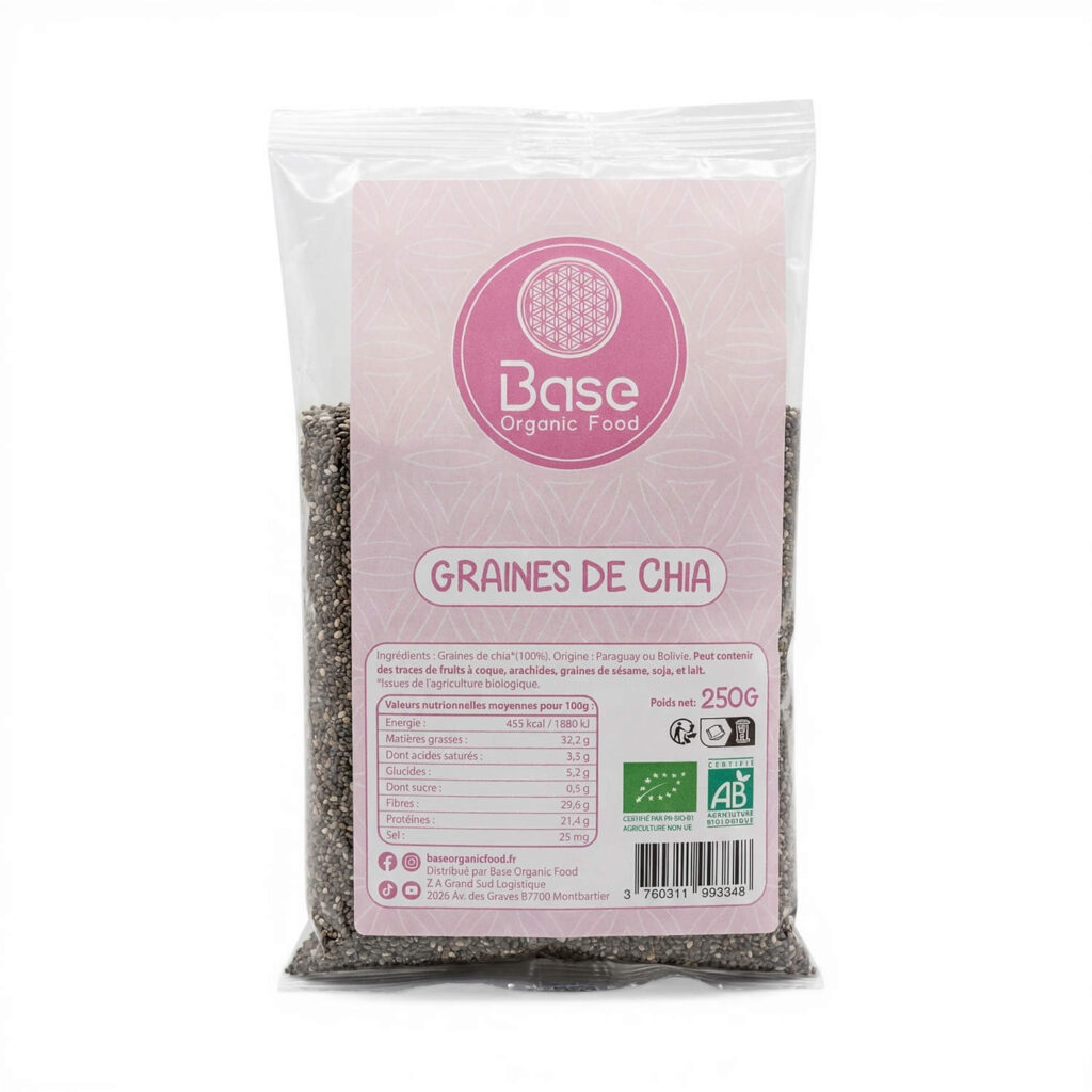 GRAINES DE CHIA 250GR BASE