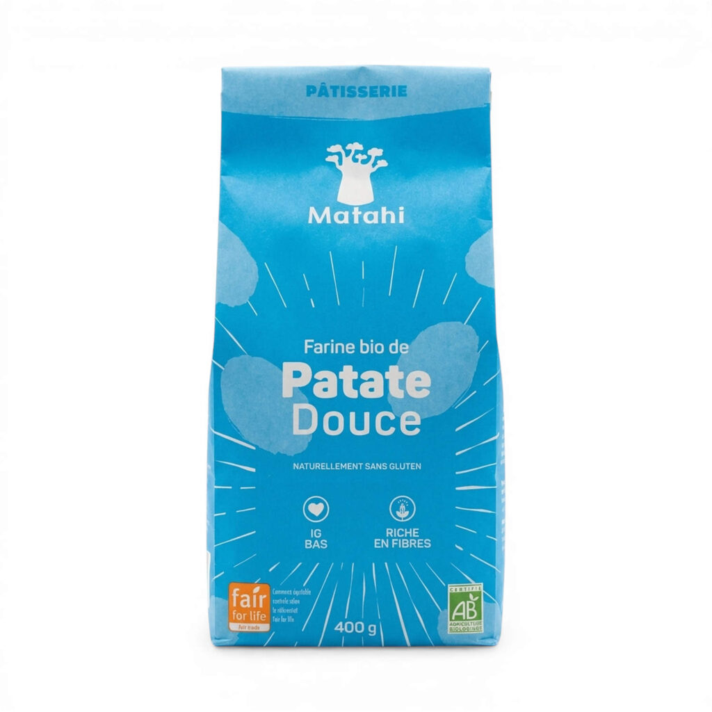 Farine de Patate Douce 400gr Matahi
