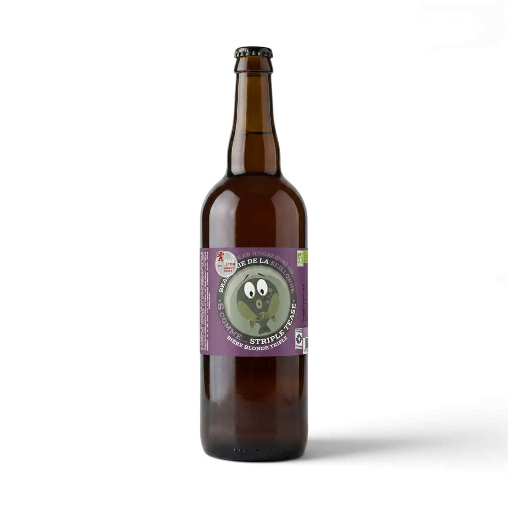 Bière blonde Striptease 75 cl Brasserie de la Seillonne
