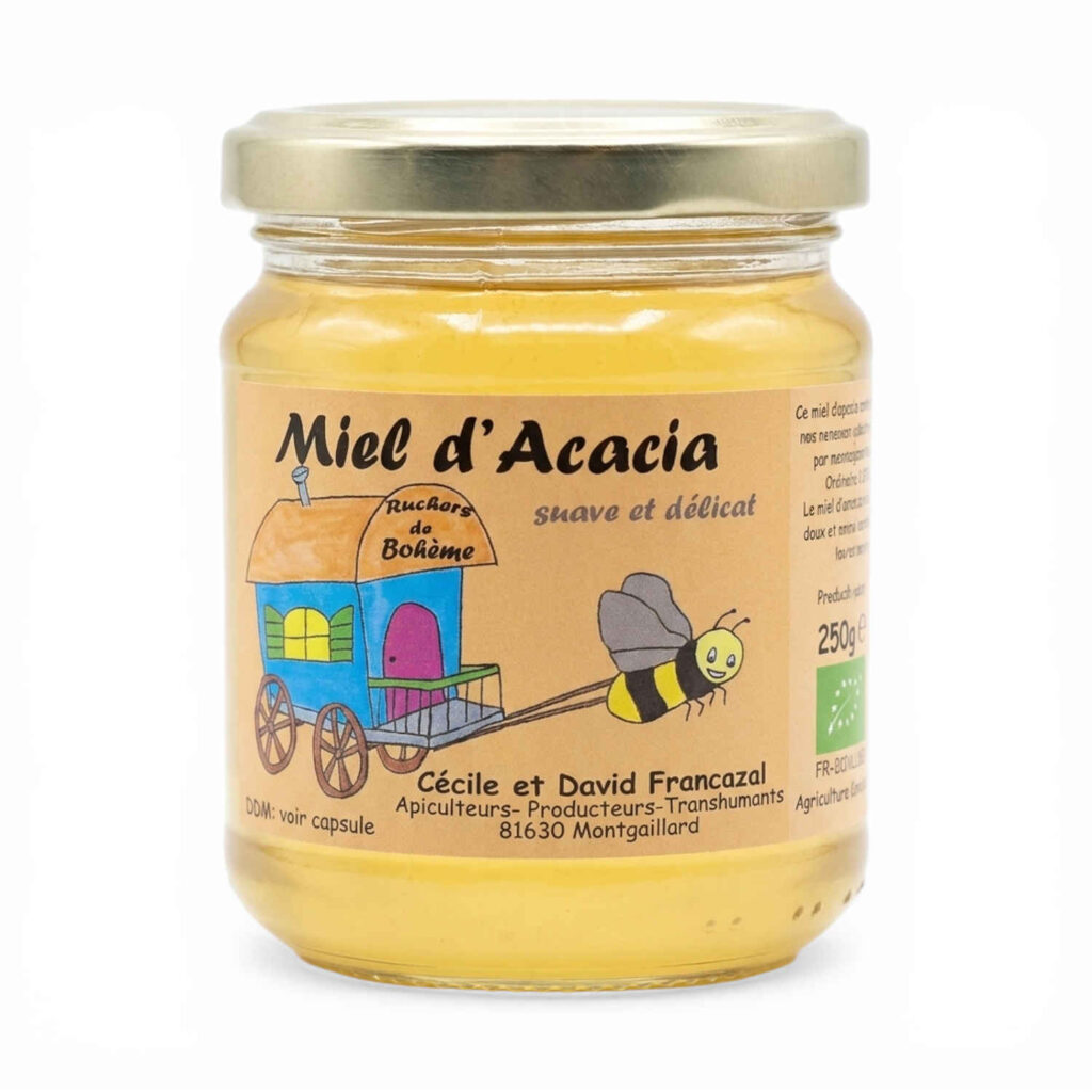 Miel Acacia 250gr Ruchers de Boheme