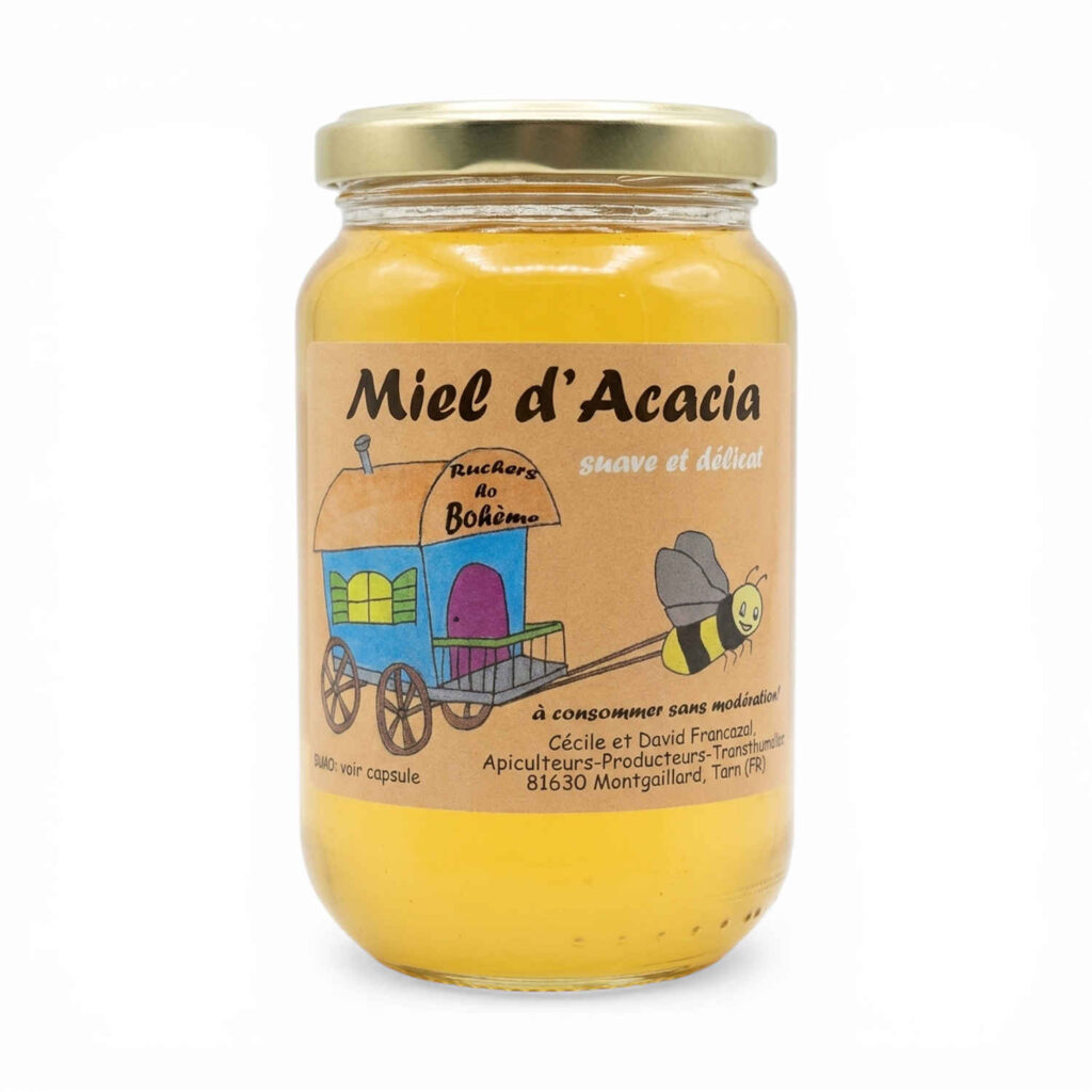 Miel Acacia 500gr Ruchers de Boheme