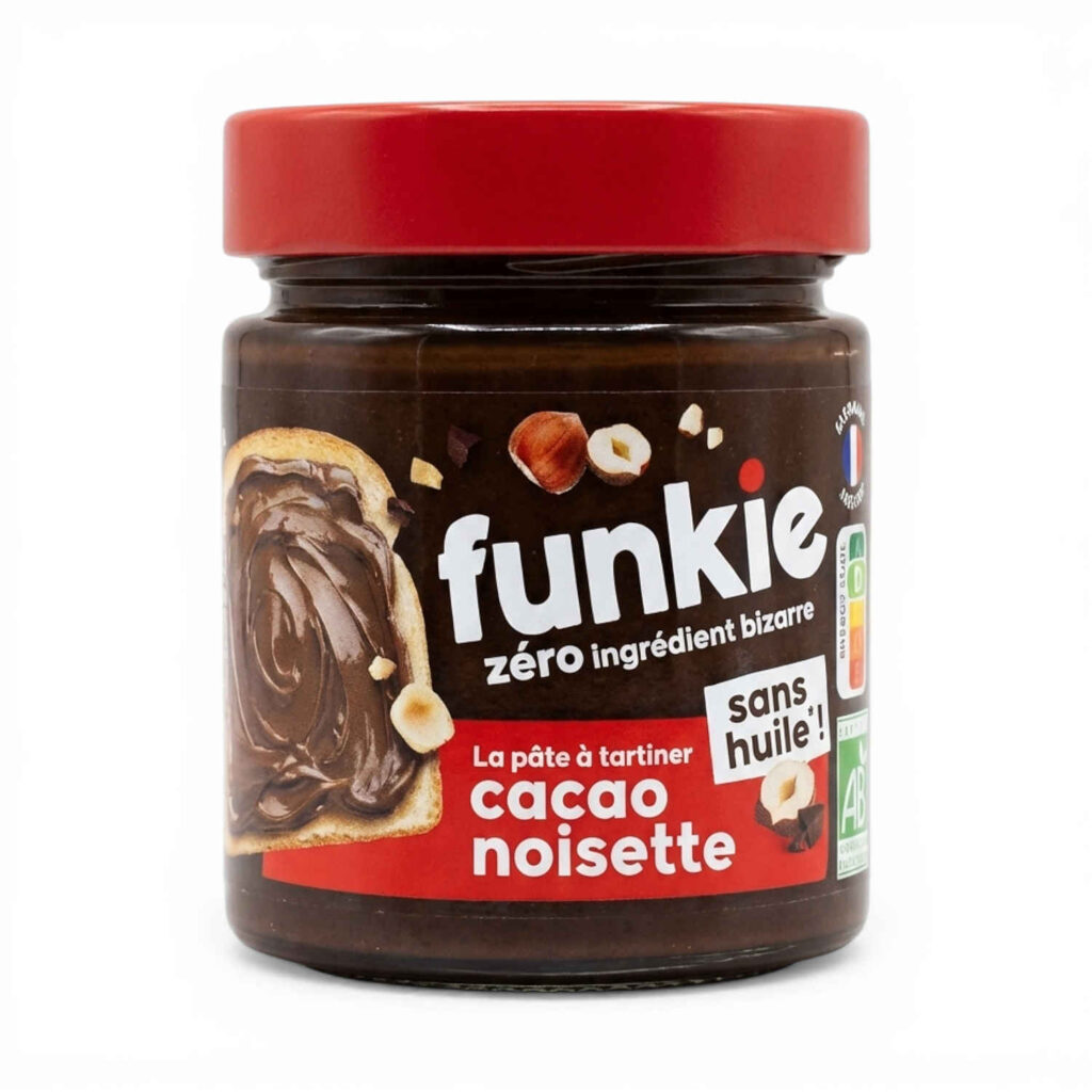 PATE A TARTINER CACAO NOISETTES 200GR FUNKIE