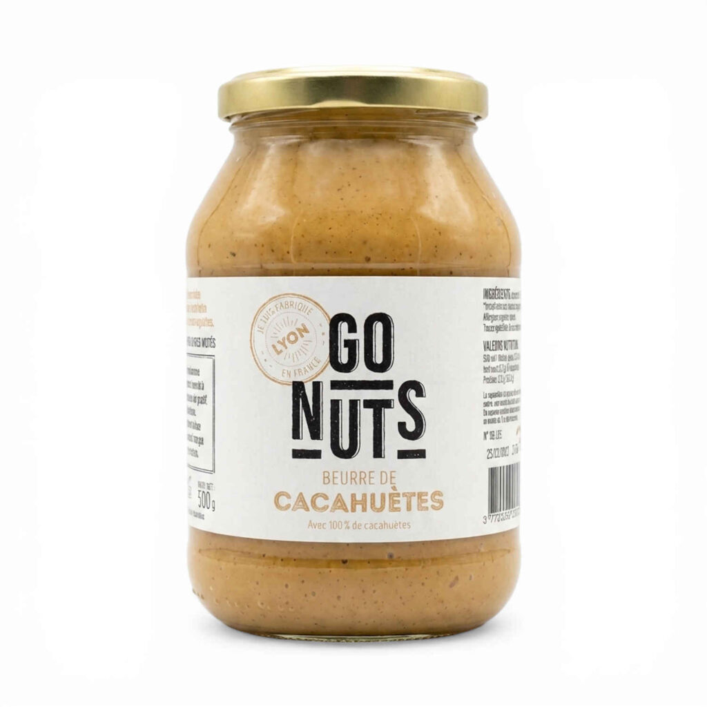 BEURRE DE CACAHUETE 500GR GO NUTS