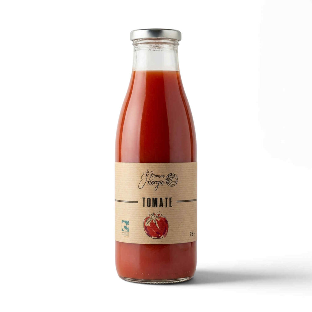 Jus de tomate 75 cl La Bonne Energie