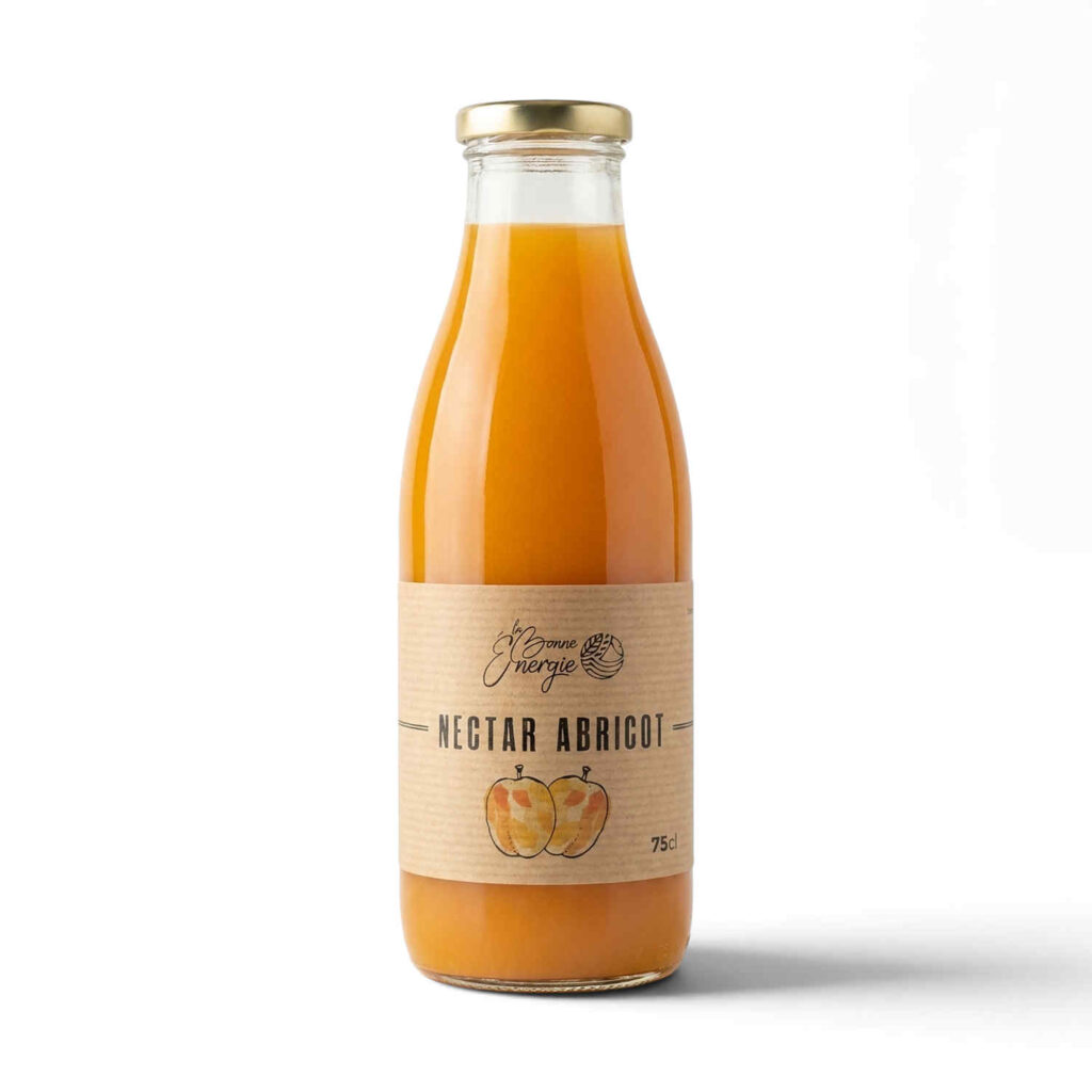 Nectar d’abricot 75 cl La Bonne Energie