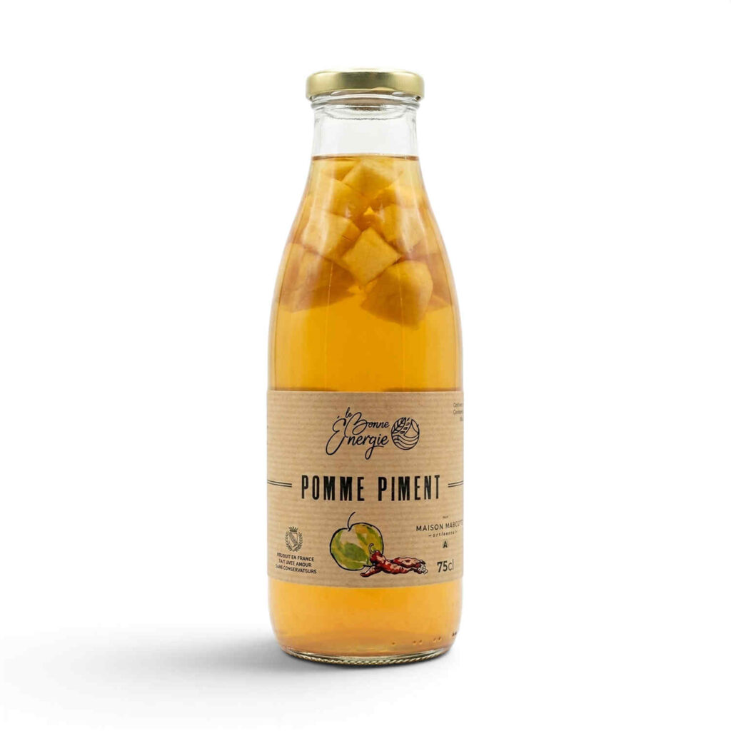 Jus de pomme et piment 75 cl La Bonne Energie