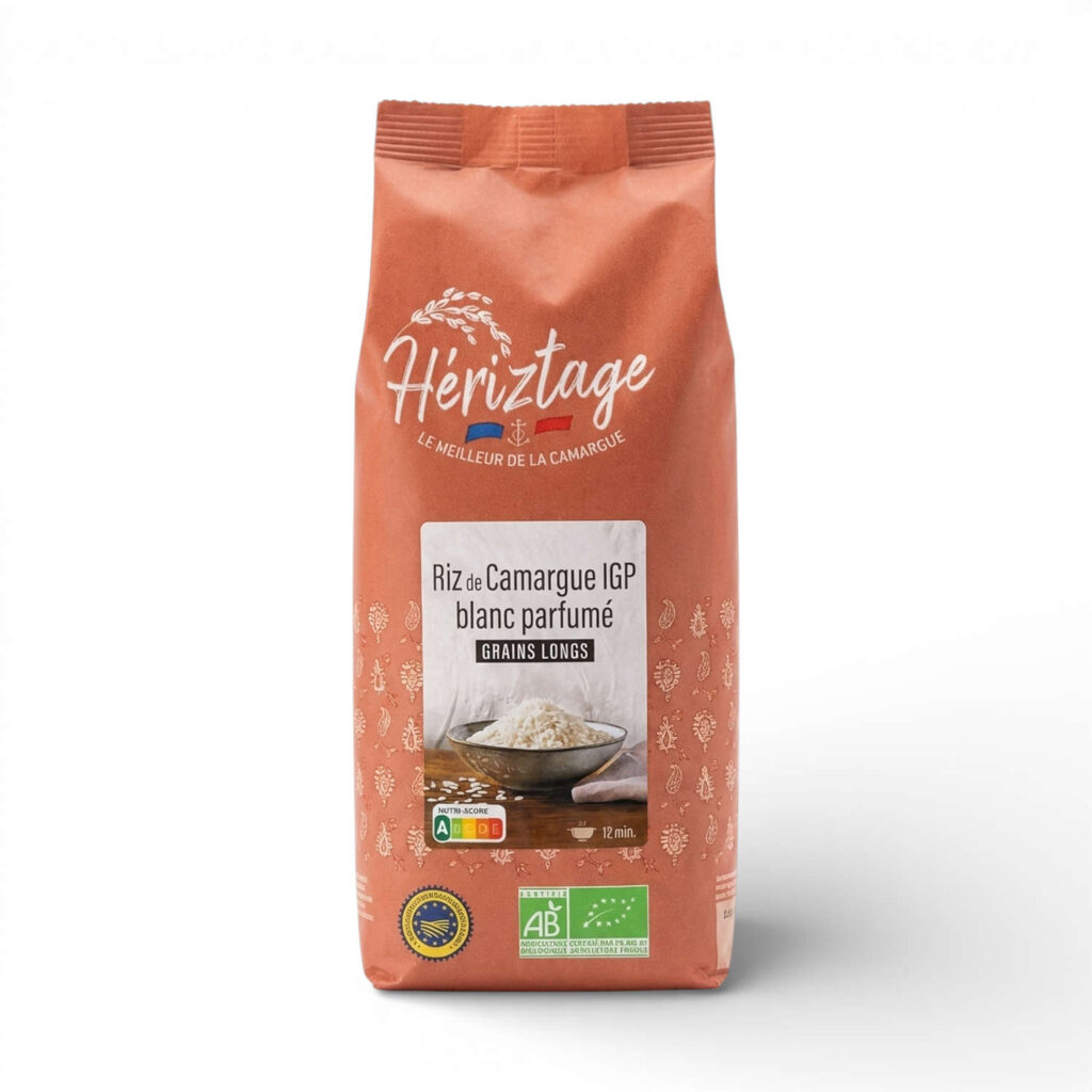 RIZ LONG BLANC PARFUME DE CAMARGUE 500GR HERIZTAGE