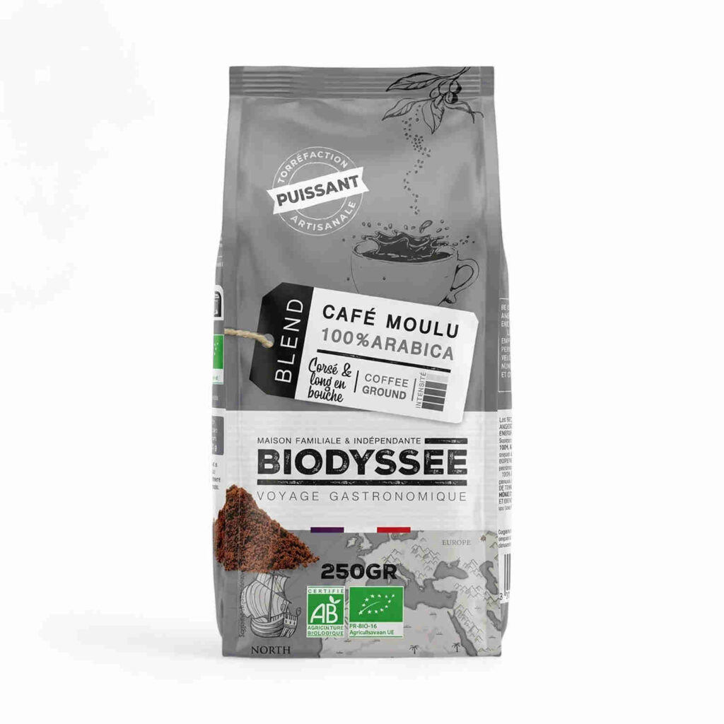 Café Moulu 100% Arabica Corse 250g Biodyssee