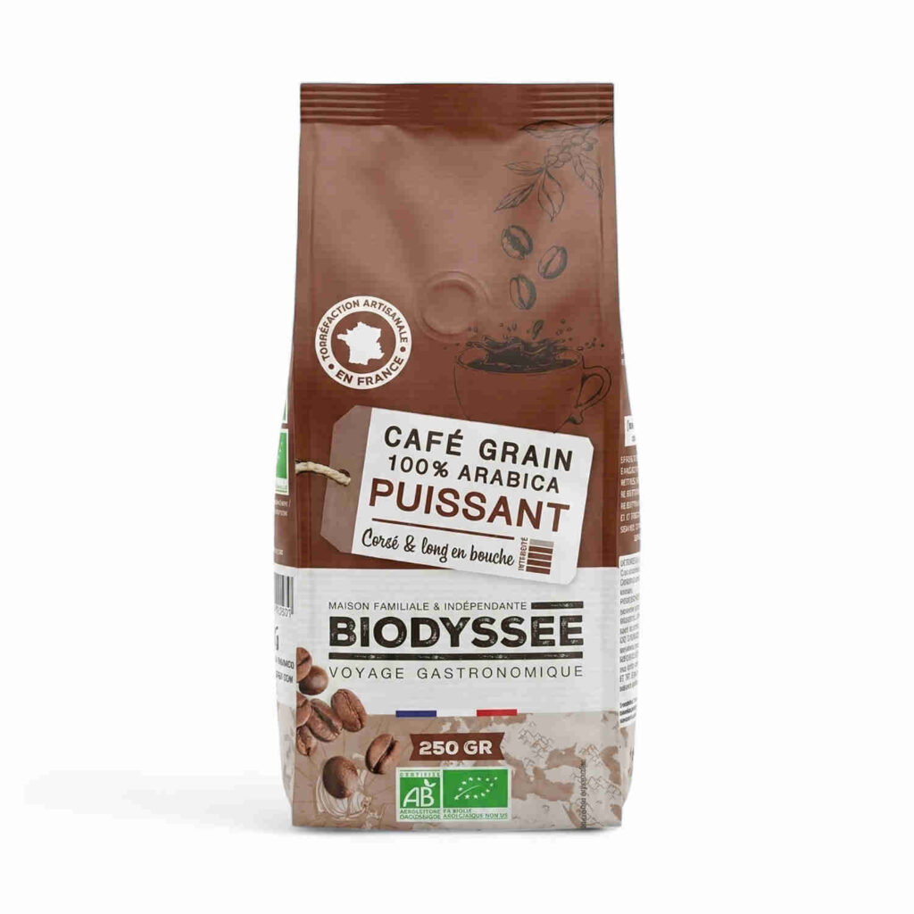 Café Grains 100% Arabica Corse 250g Biodyssee
