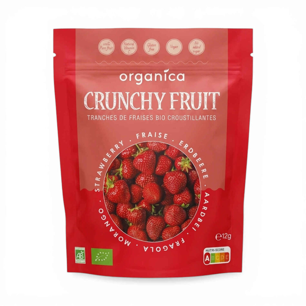 FRAISES LYOPHILISE 12GR ORGANICA