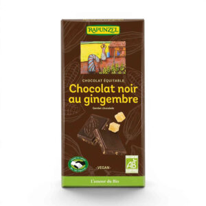 Chocolat noir au gingembre 80 g Rapunzel