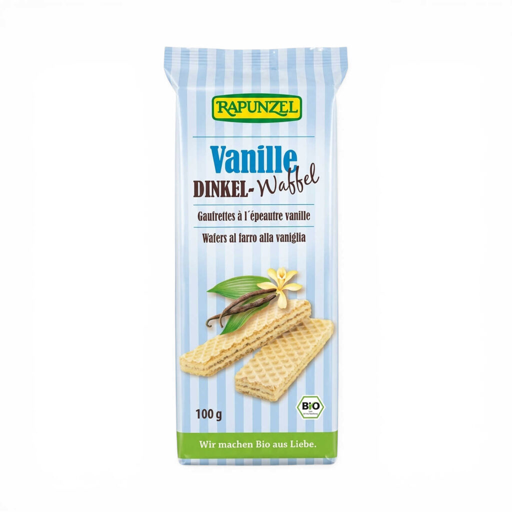GAUFRETTES EPEAUTRE VANILLE 100GR RAPUNZEL