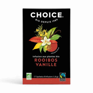 Infusion rooibos vanille 17 sachets Choise
