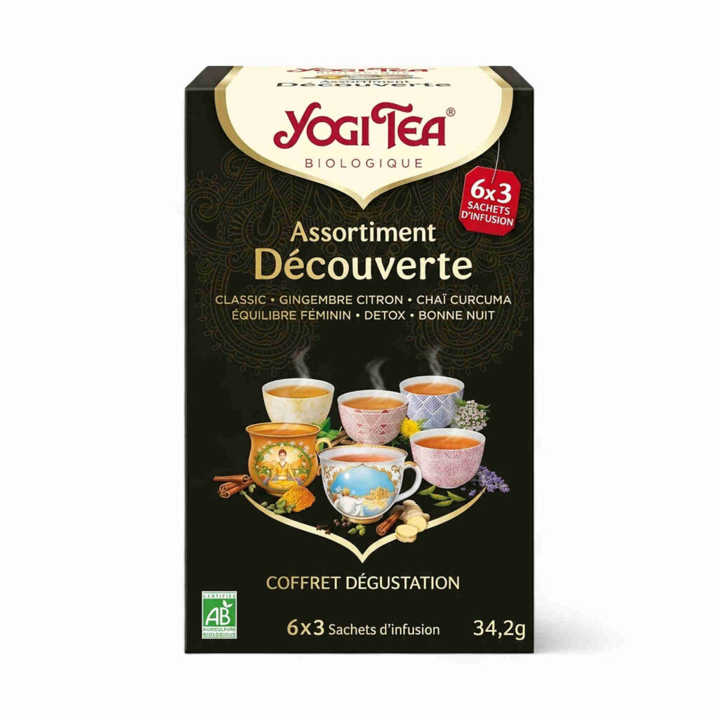 Infusion Finest Selection assortiment découverte 17 sachets Yogi Tea