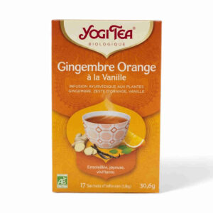 YOGI TEA GINGEMBRE ORANGE VANILLE X17 INF