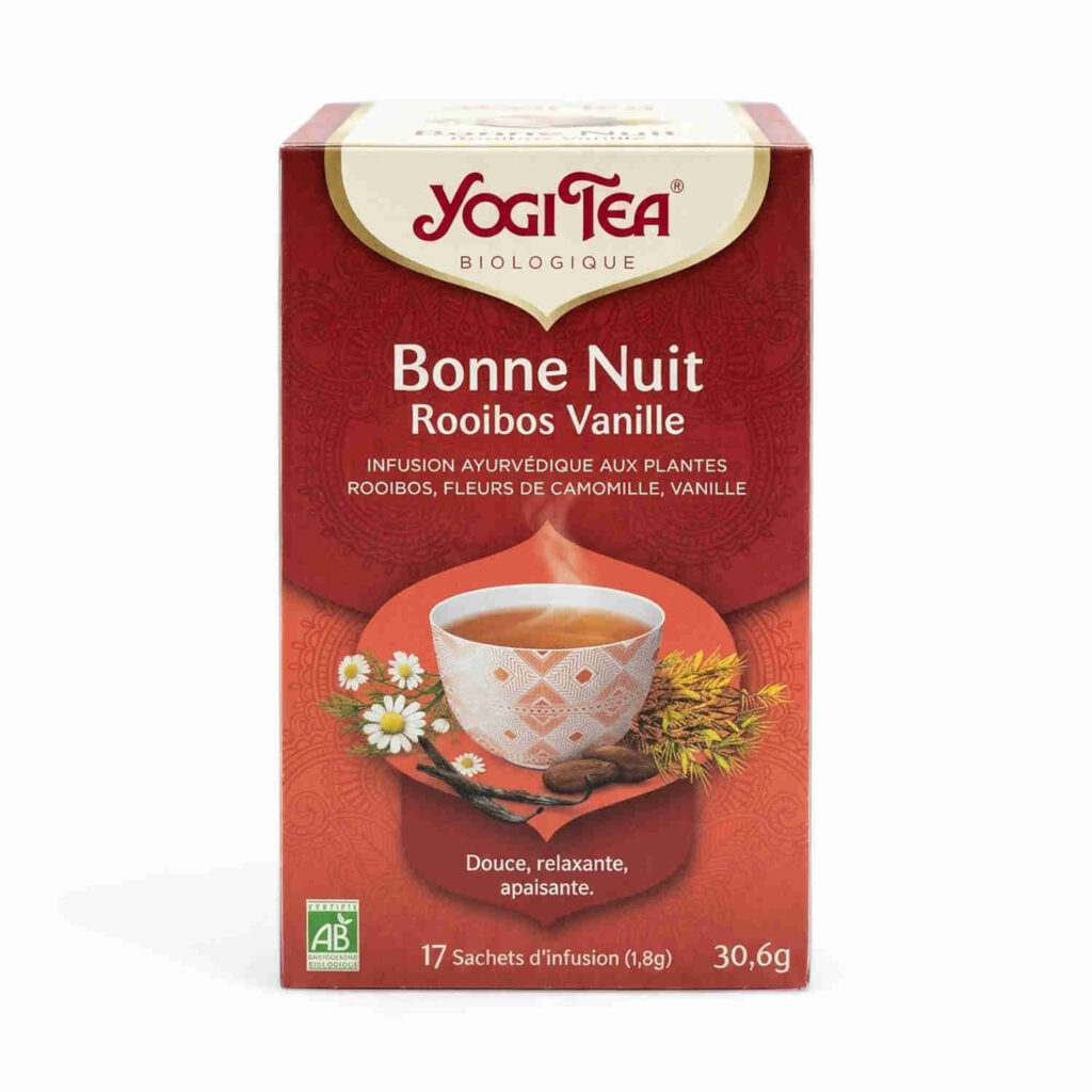 Infusion bonne nuit rooibos vanille 17 sachets Yogi Tea