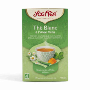 Infusion thé blanc aloe vera 17 sachets Yogi Tea