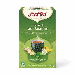 Infusion thé vert jasmin 17 sachets Yogi Tea