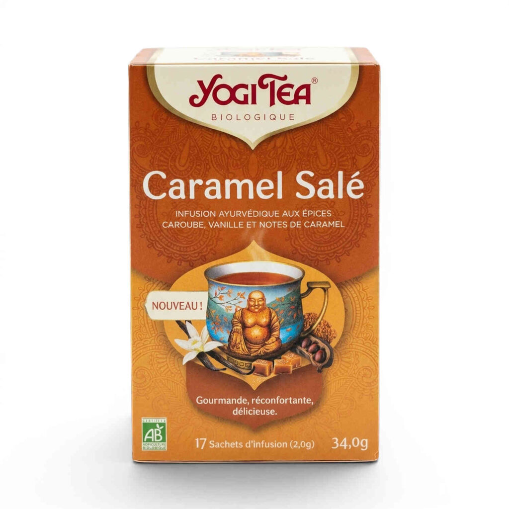 Infusion caramel beurre salé 17 sachets Yogi Tea