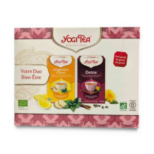 Coffret duo détox gingembre citron 2 x 17 Yogi Tea