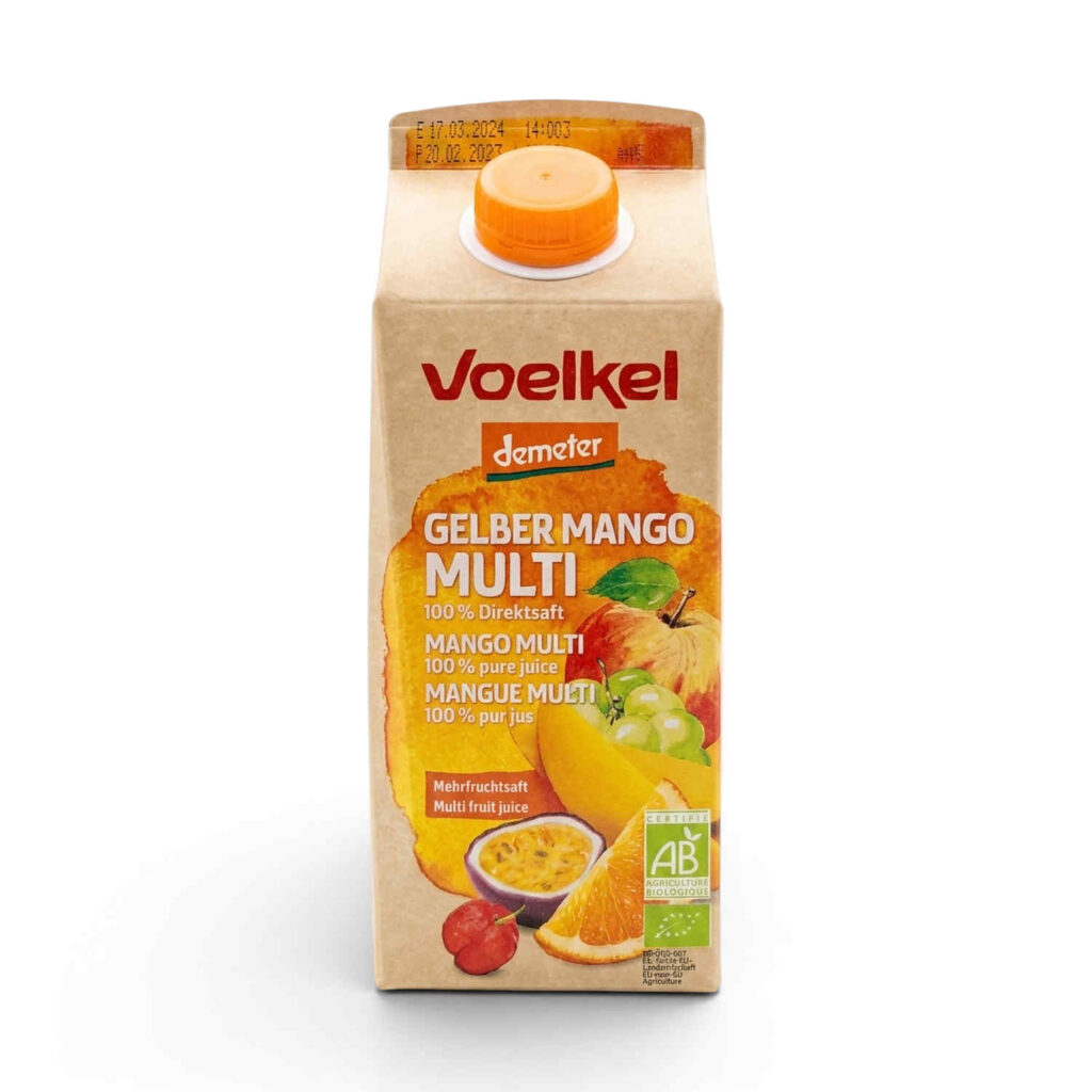 Jus multifruits mangue 750 ml Voelkel
