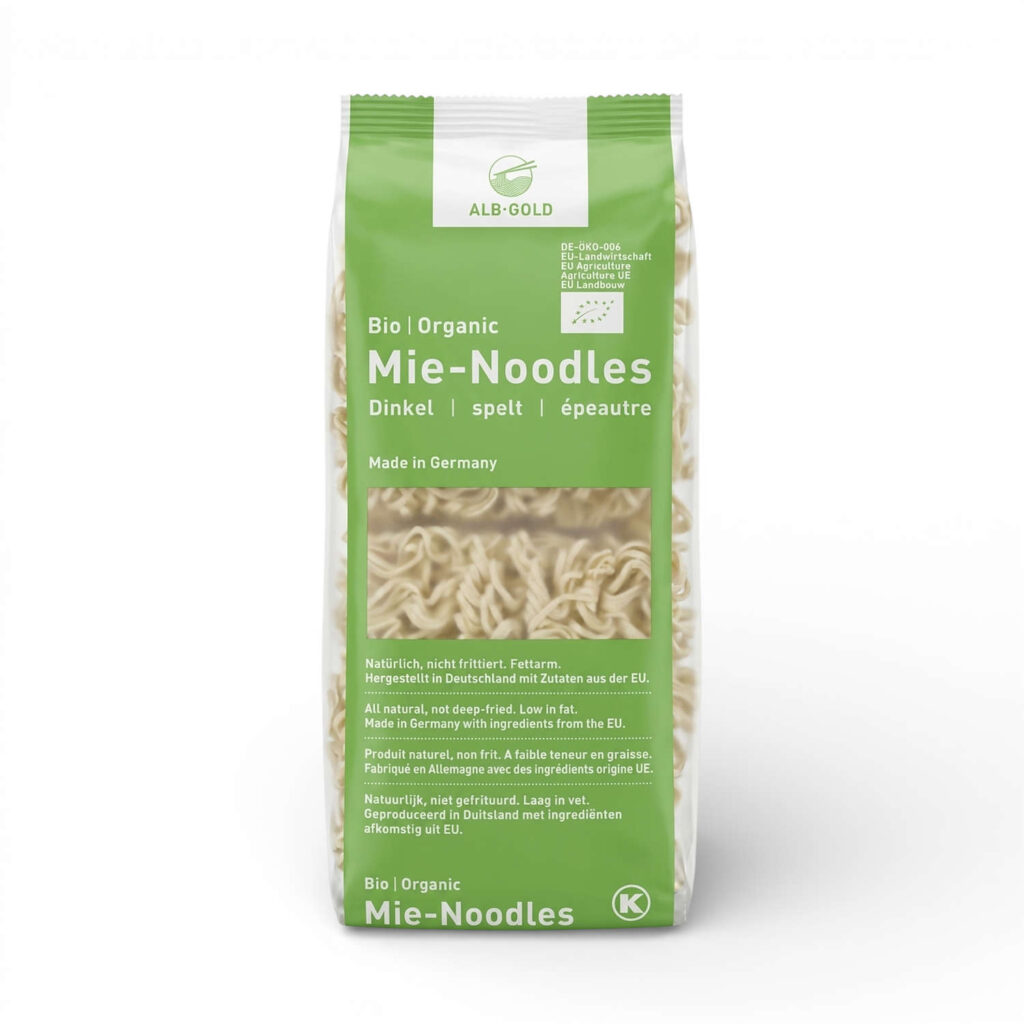 Nouilles mie noodles d’épeautre 250 g Alb-Gold