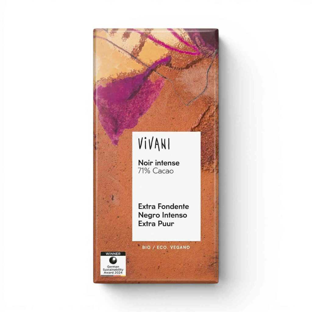 Chocolat noir 71 % 80 g Vivani