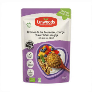 GRAINES LIN CHIA GOJI MOULUES 200GR LINWOODS