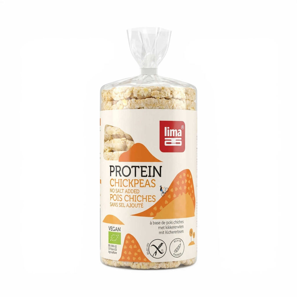 GALETTES PROTEIN POIS CHICHE 100 GR LIMA