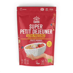 SUPER PETIT DEJEUNER EXTRA PROTEINE FRUITS ROUGES 360GR ISWARI