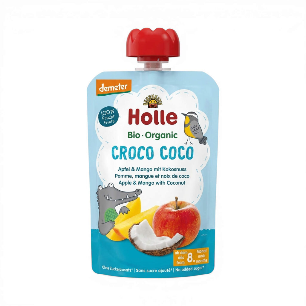 GOURDE CROCO COCO POMME MANGUE 100GR HOLLE