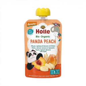 GOURDE PANDA PEACH PECHE ABRICOT 100GR HOLLE