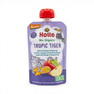 GOURDE TROPIC TIGER POMME MANGUE FRUIT DE LA PASSION 100GR HOLLE