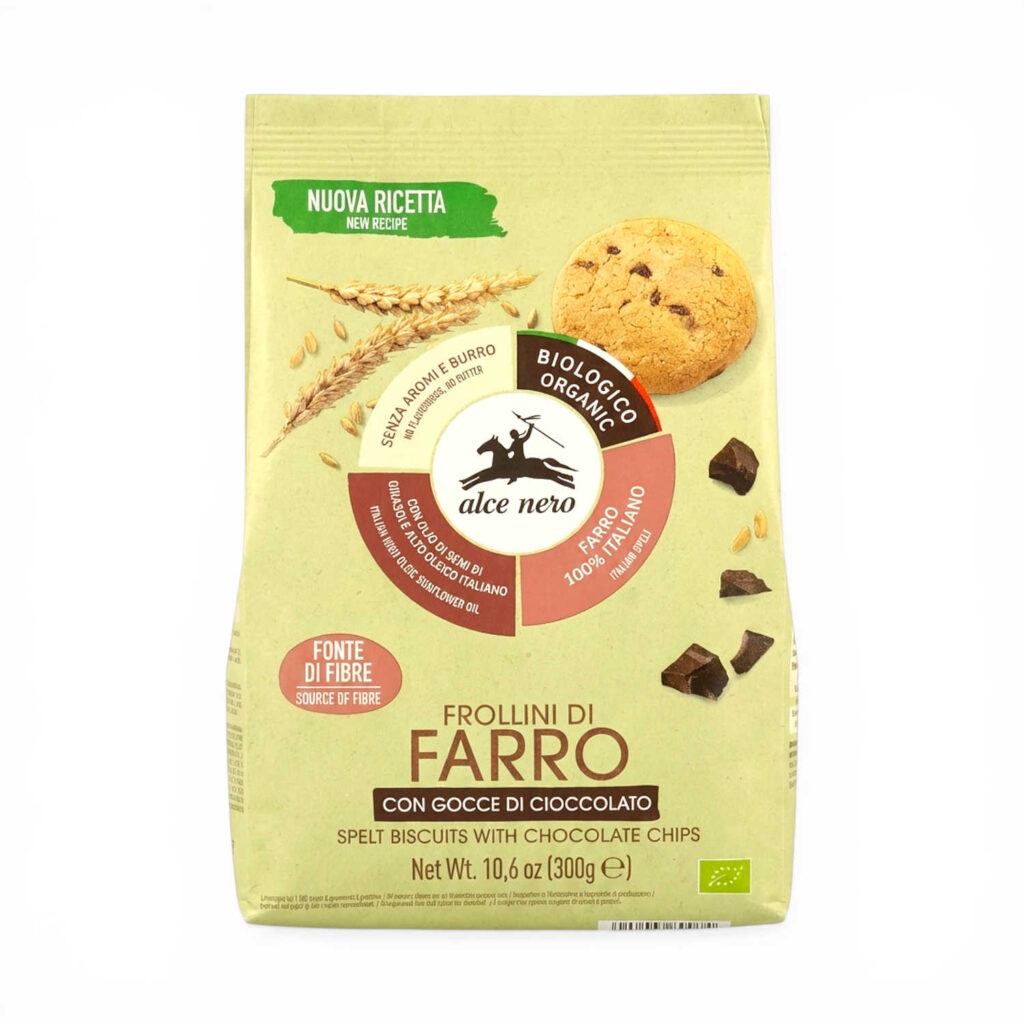 BISCUITS EPEAUTRE PEPITES CHOCOLAT 300GR ALCE NERO