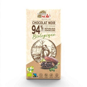 Chocolat noir 94 % sans lécithine 100 g ES Sole