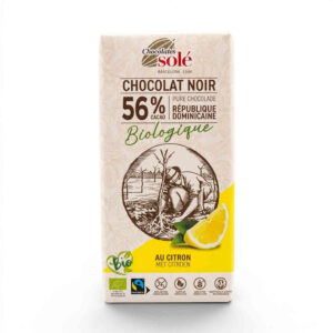 Chocolat noir citron 56 % 100 g El Sole