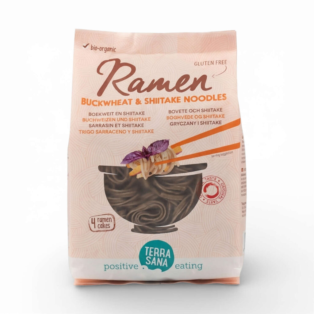 Nouilles Ramen de Sarrasin au Shitake 280gr Terrasana