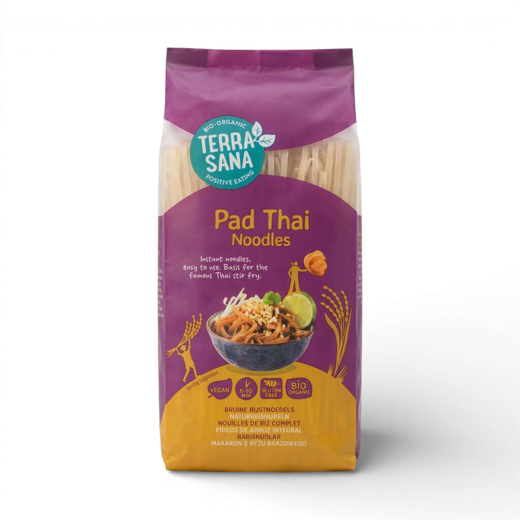 NOUILLES PAD THAI RIZ COMPLET 250GR TERRASANA