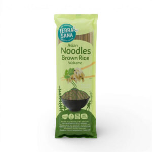 NOUILLES DE RIZ COMPLET AU WAKAME 250GR TERRASANA