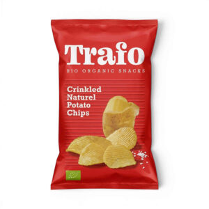CHIPS STRIEES SALEES POMME DE TERRE 125GR TRAFO
